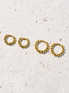 Malakai The Label Kauai Sun Small Hoops in 18k Gold Vermeil in Default Title