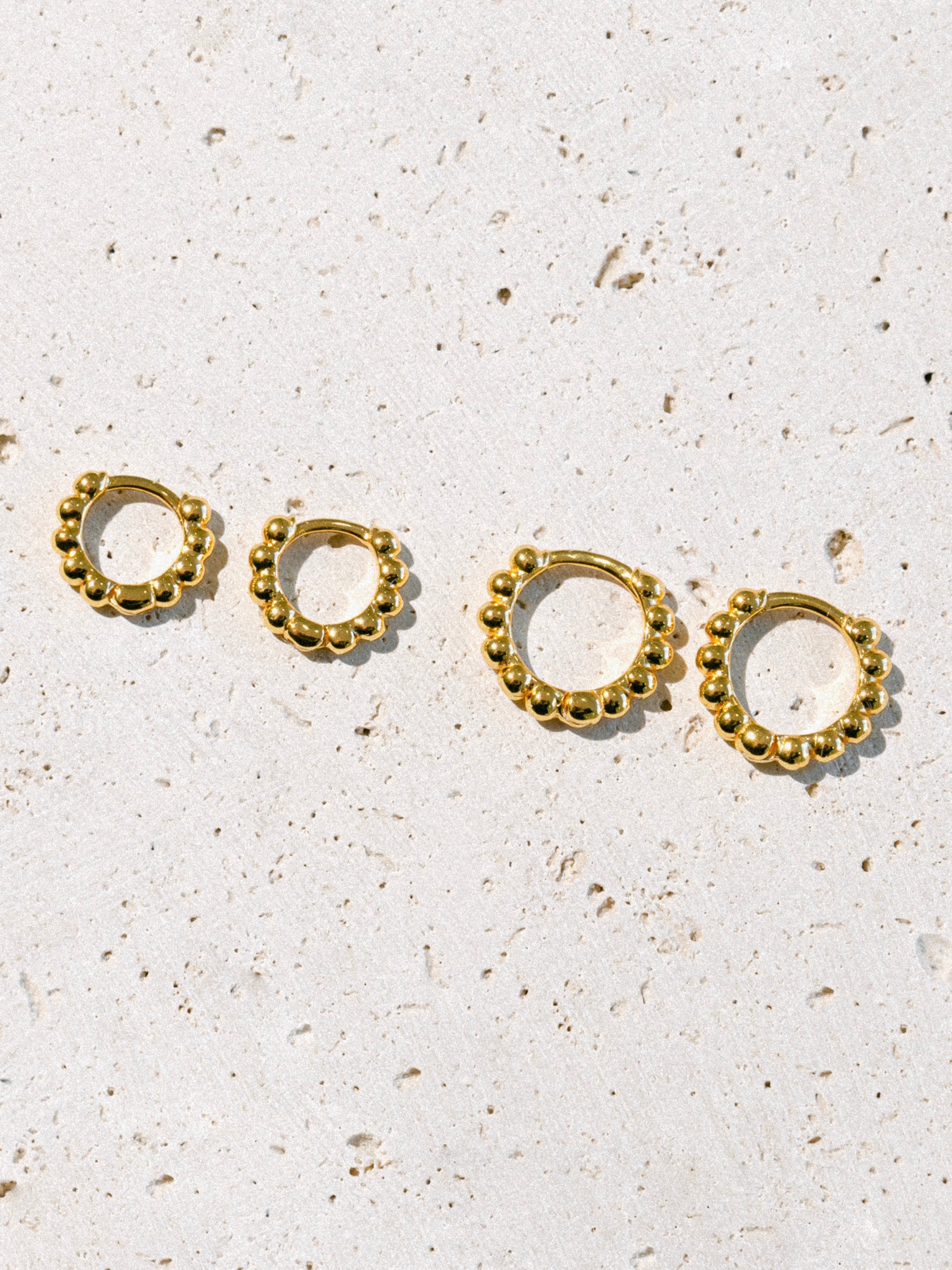 Malakai The Label Kauai Sun Big Hoops in 18k Gold in Default Title