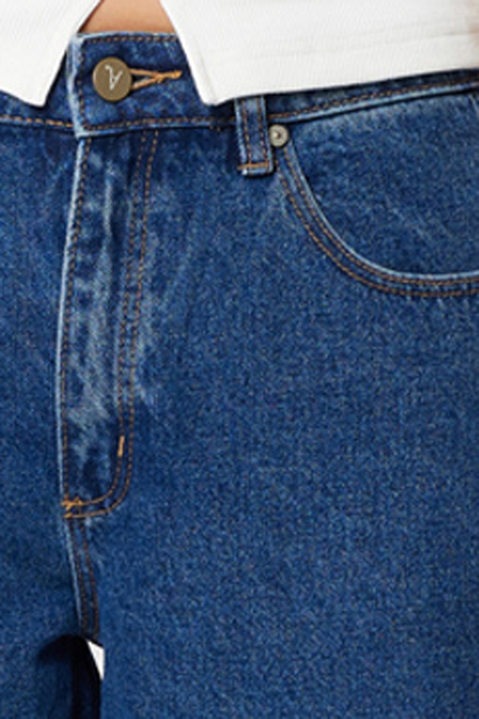 Abrand Jeans 95 Baggy Bella in MID BLUE