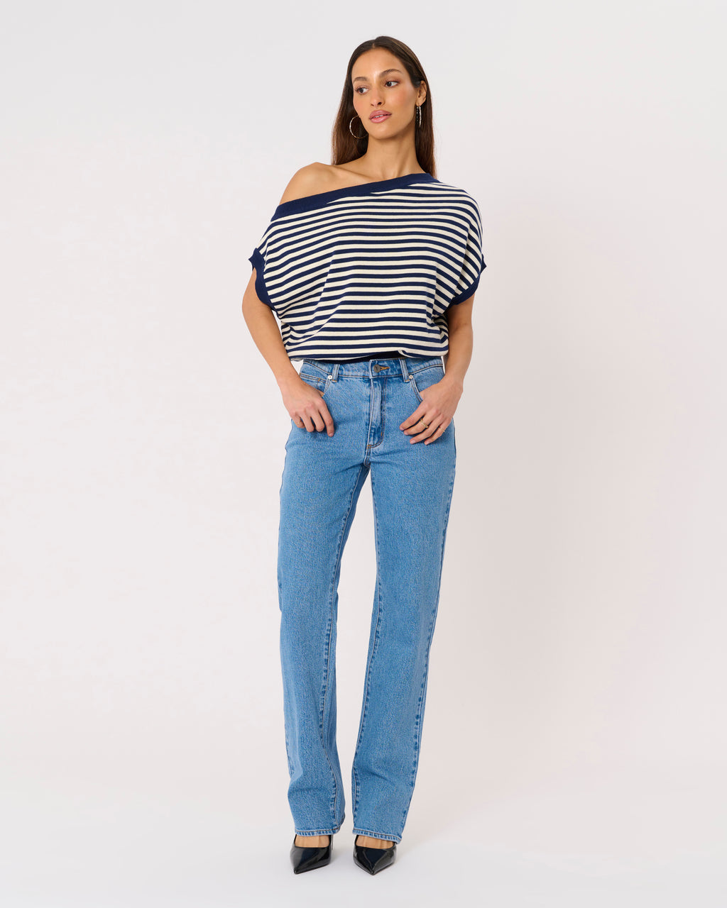 Abrand Jeans 95 Straight Debbie in DEBBIE