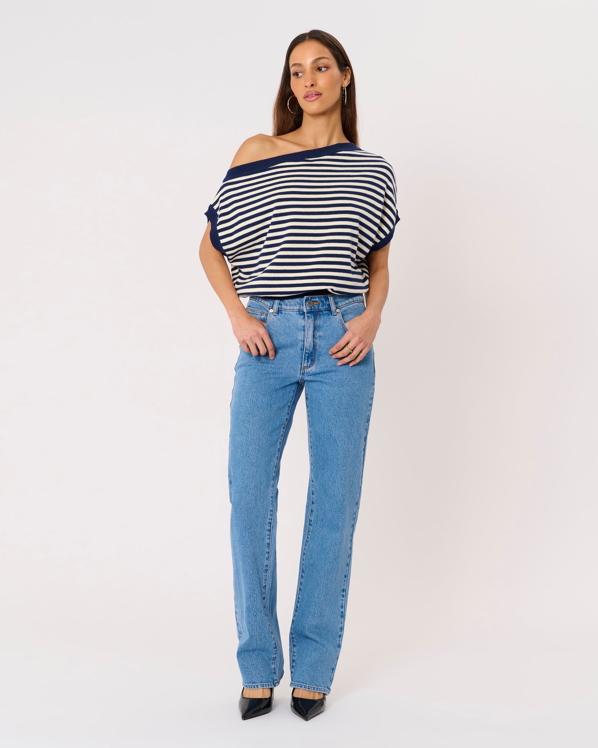 Abrand Jeans 95 Straight Debbie in DEBBIE