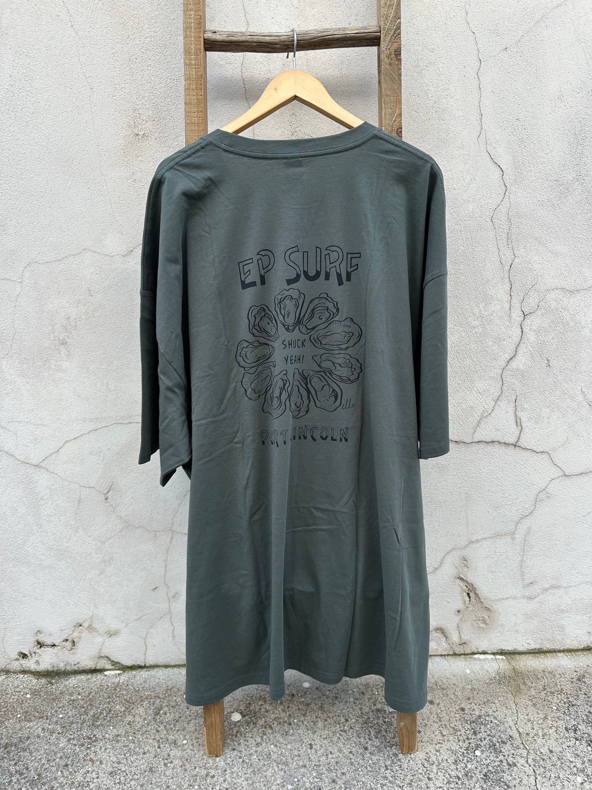 EP SURF Mens Shuck Yeah Tee Black/White