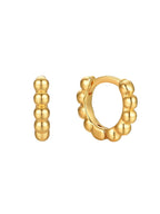 Malakai The Label Kauai Sun Small Hoops in 18k Gold Vermeil in Default Title