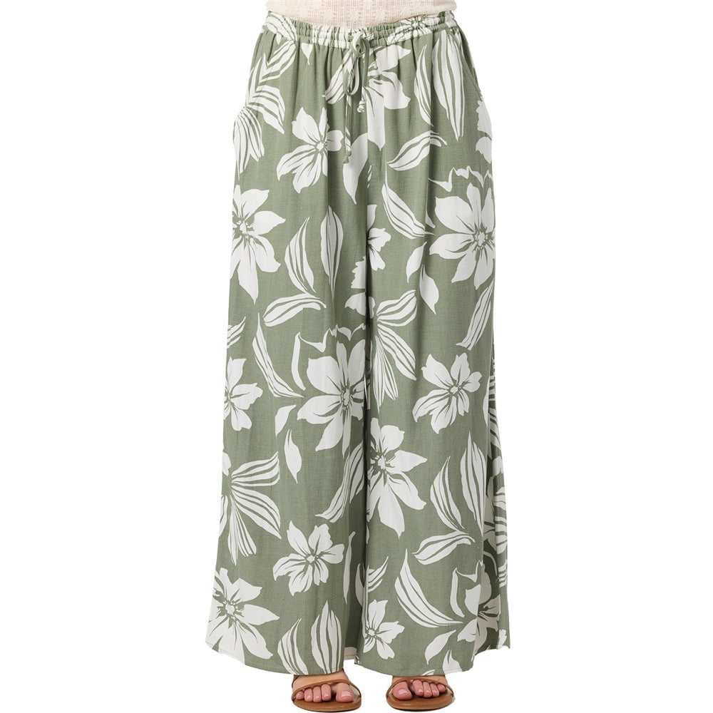 O'Neill Rosalie Floral Pant in SSP SEA SPRAY