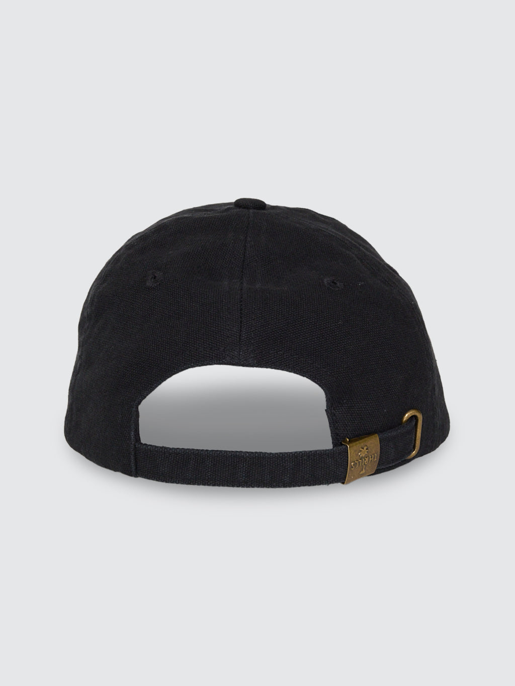 Thrills Co Minimal Thrills 6 Panel Cap - Washed Black in Washed Black