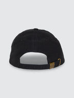 Thrills Co Minimal Thrills 6 Panel Cap - Washed Black in Washed Black