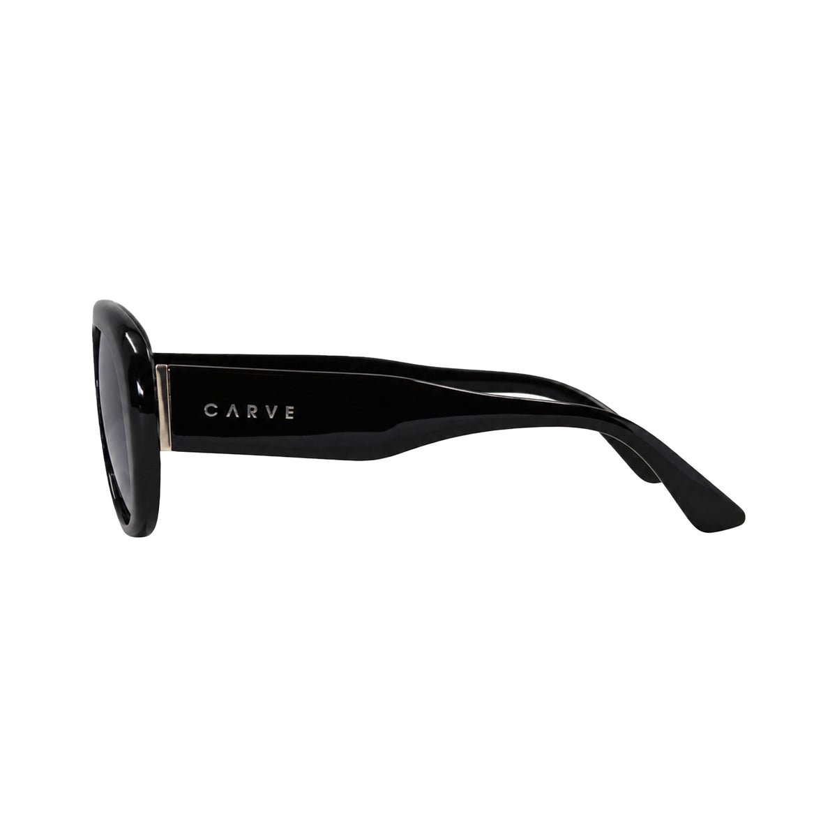 Carve PALOMA - GLOSS BLACK FRAME WITH GREY LENS in Single