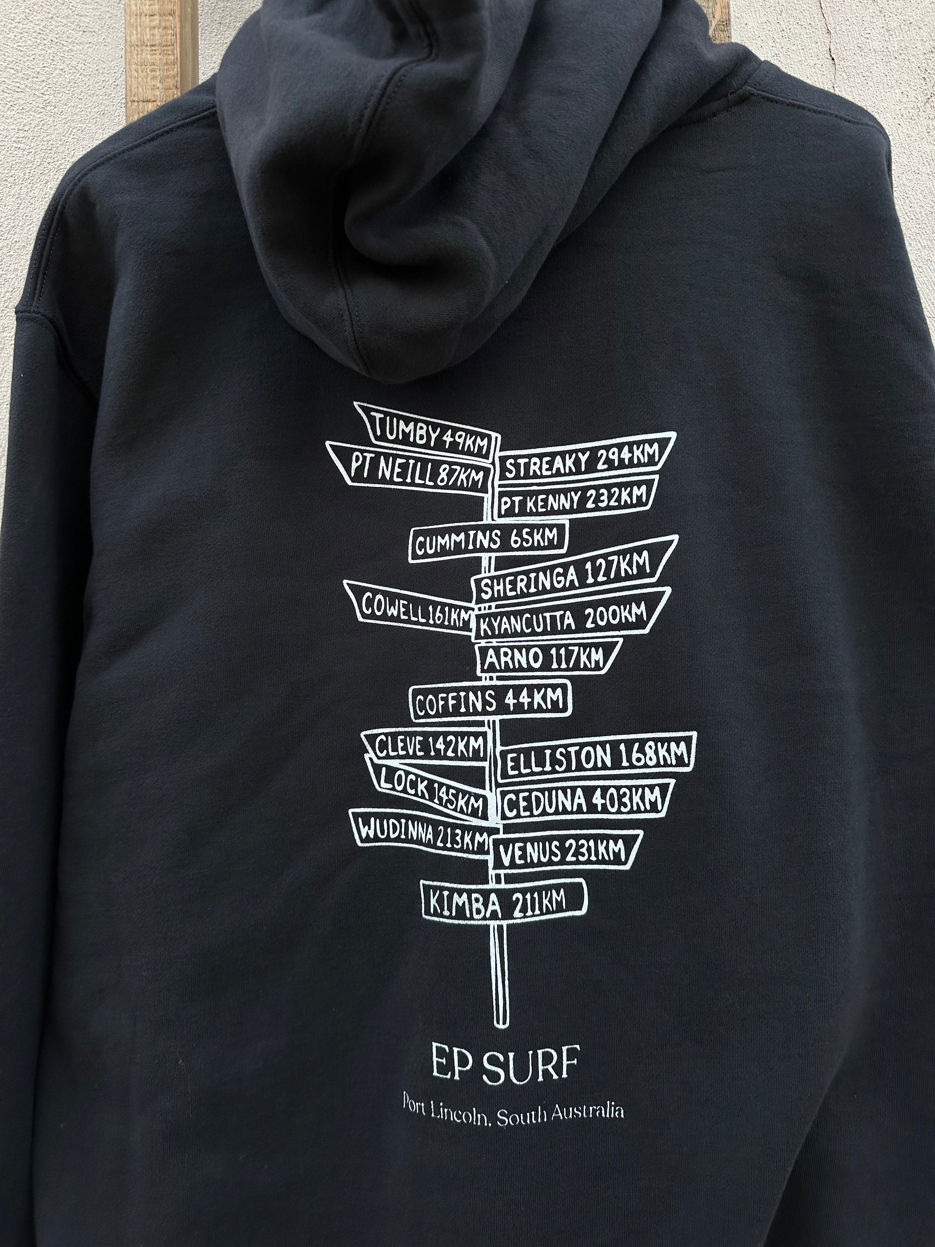 EP SURF Mens Signs Hoody (4XL & 5XL Only) - Coal