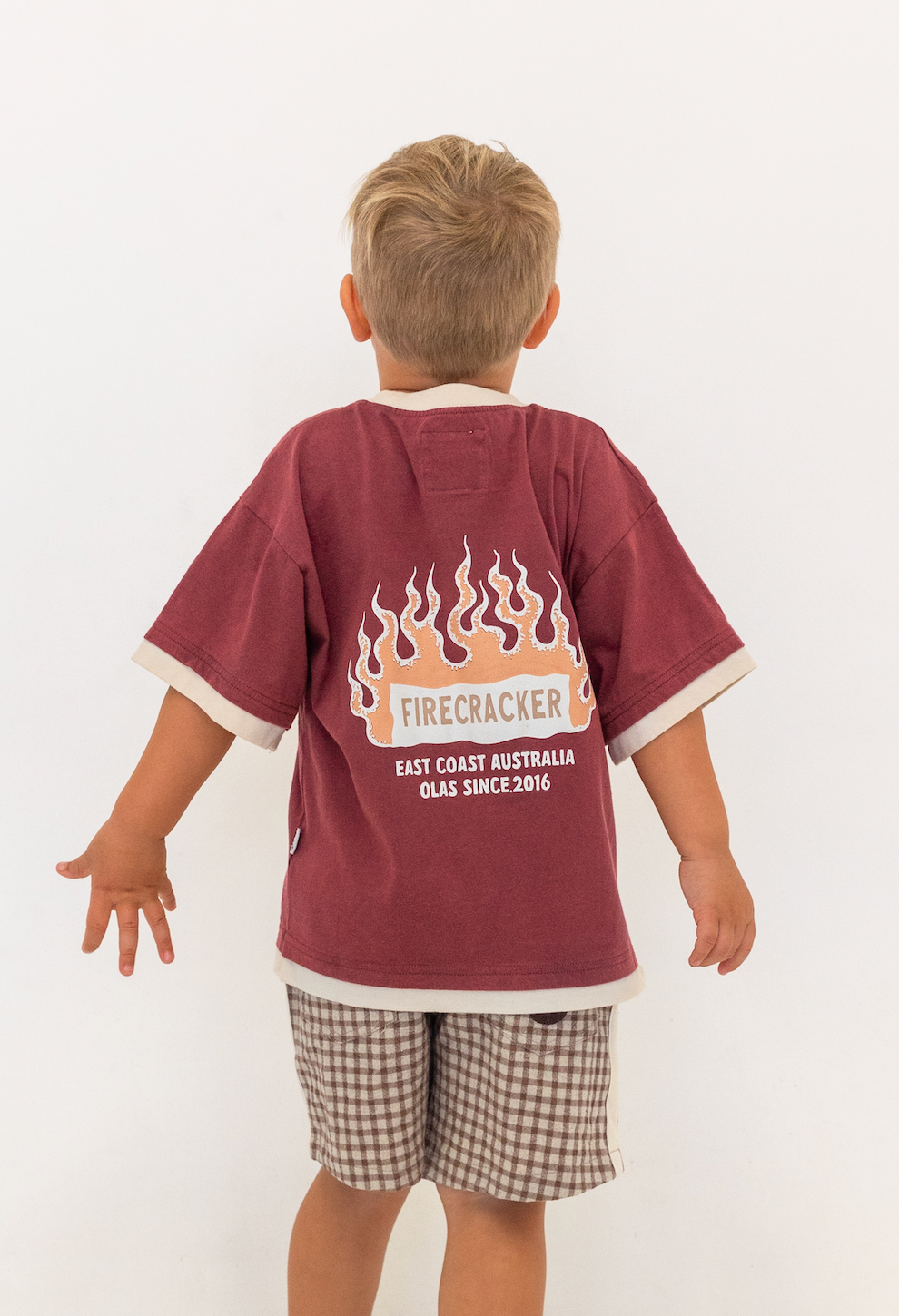 Olas Supply Co FIRE CRACKER MINI TEE in Single