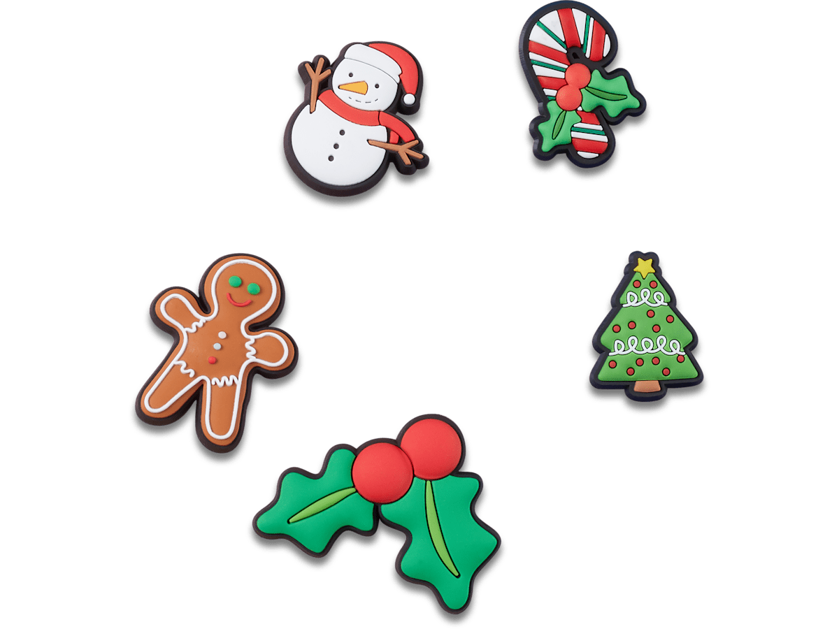 Crocs Iconic Christmas 5 Pack in Single