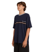 Billabong Mens Spec Ribbed T-Shirt in DUSTY INDIGO