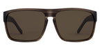 Carve Vendetta - Matte Brown Translucent Streak Frame Brown Polarized Lens in Single
