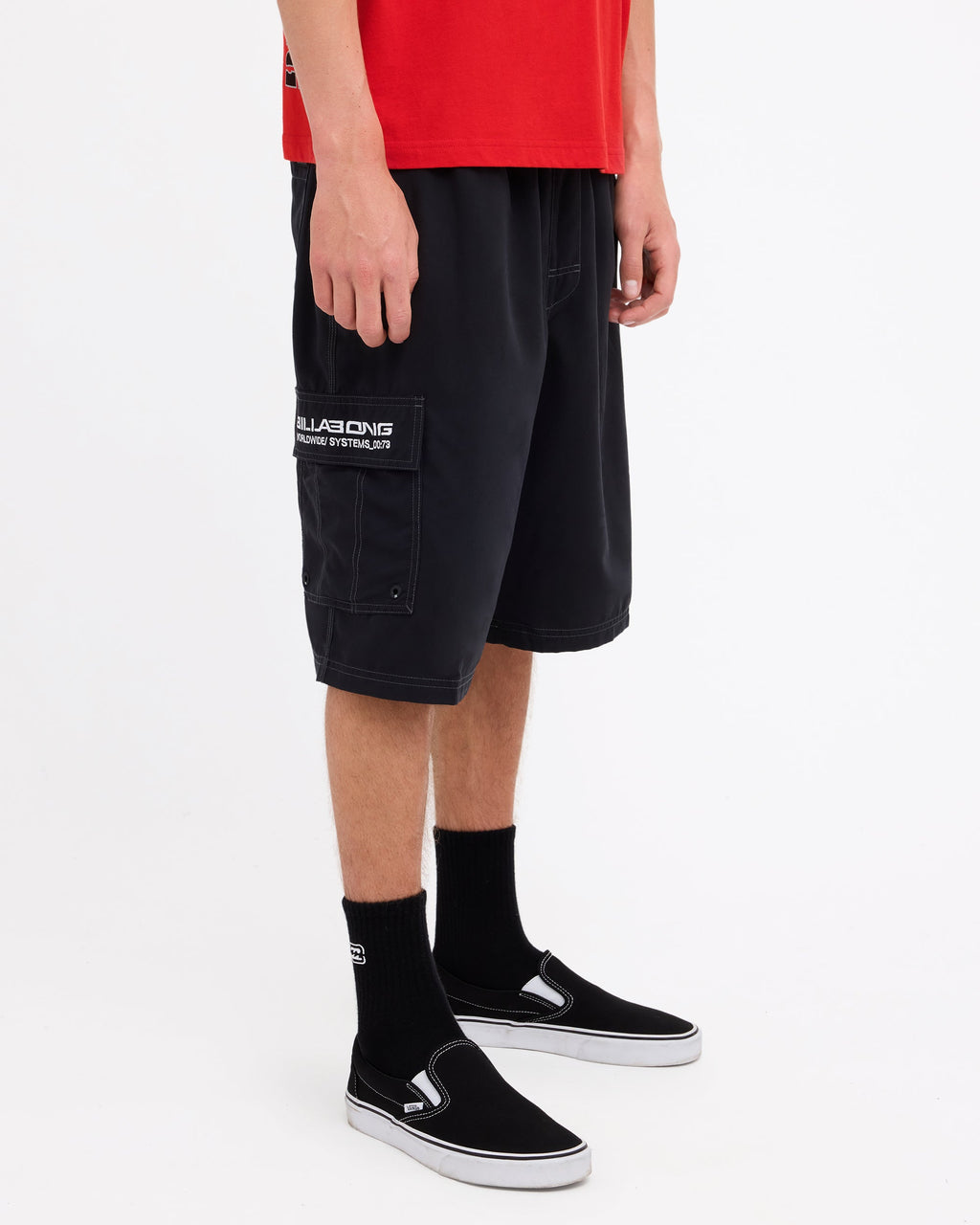 Billabong Mens Throw On 22" Boardshorts in Black