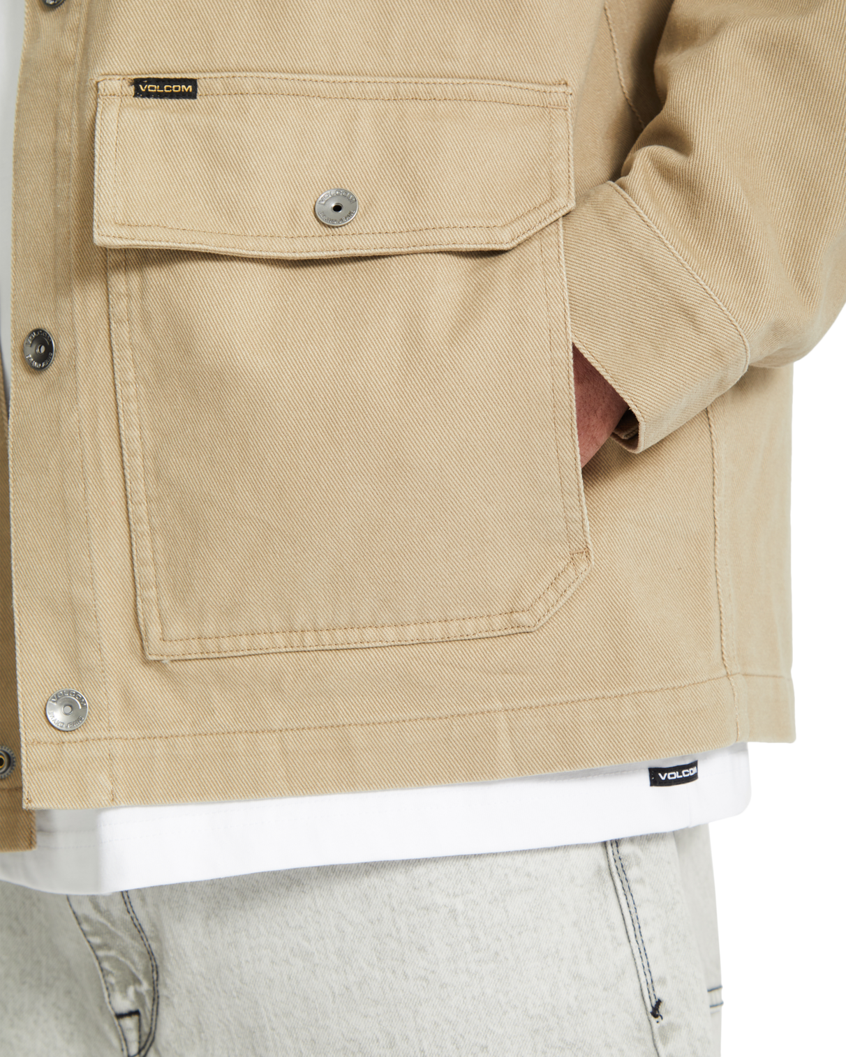 Volcom Barton Jacket in KHAKI