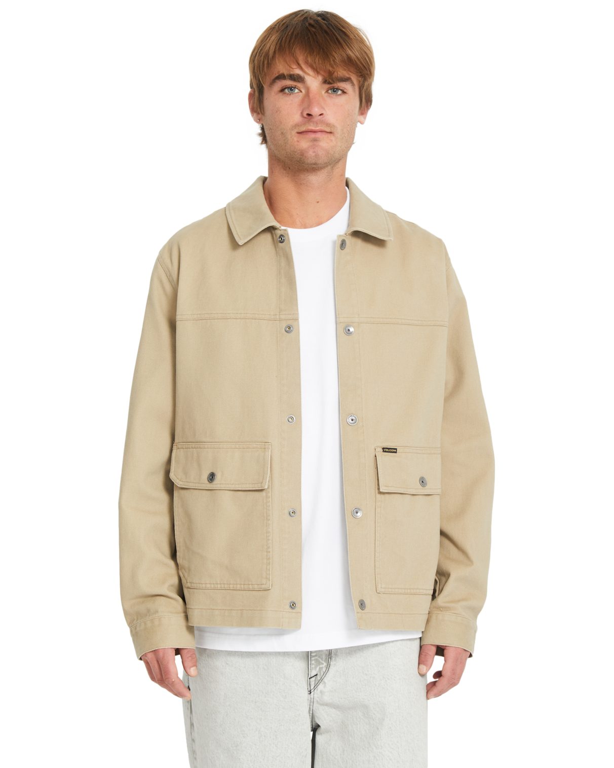 Volcom Barton Jacket in KHAKI