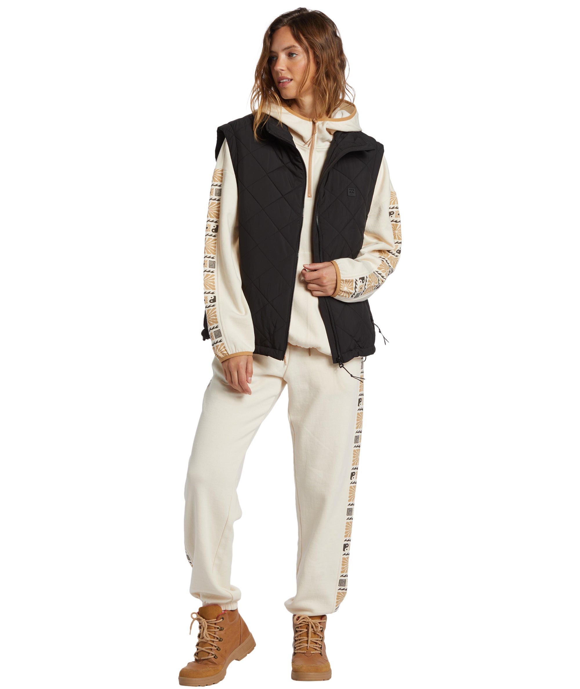 Billabong Transport Puffer Vest in BLACK