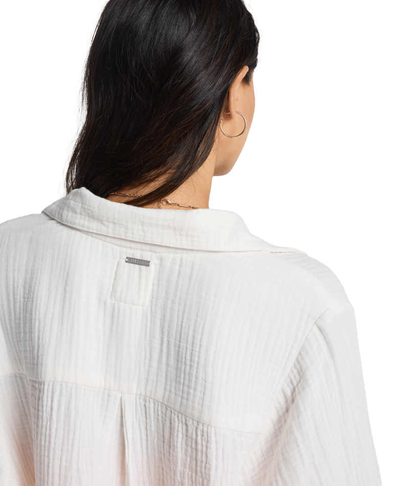 Billabong Swell Blouse in SALT CRYSTAL