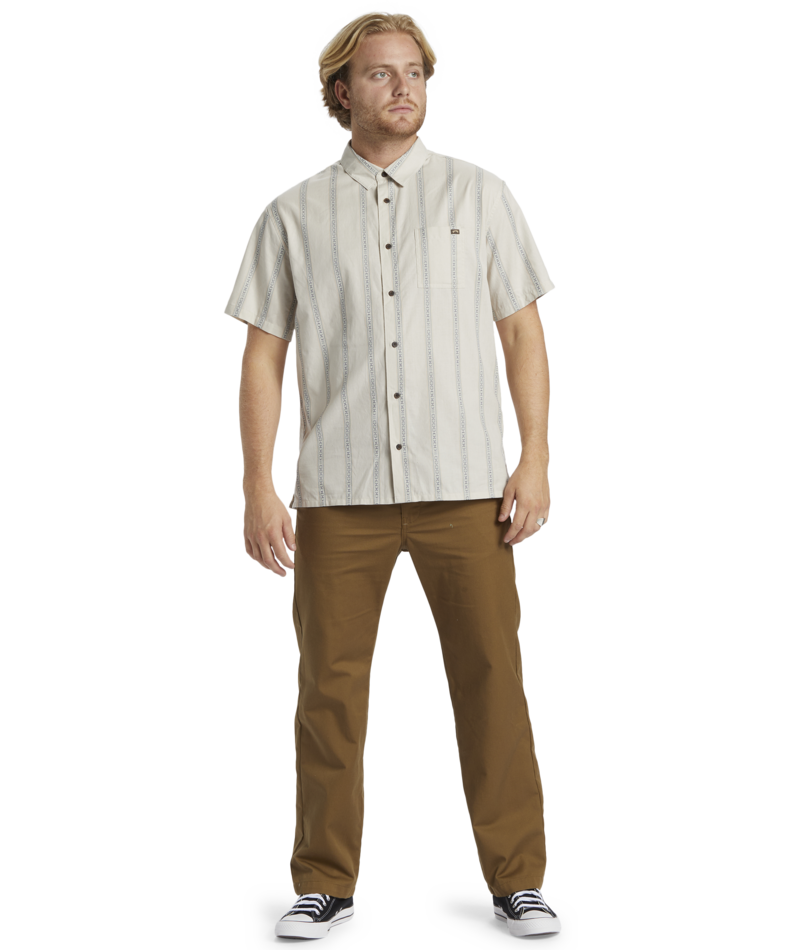 Billabong Sundays Jacquard Ss in CHINO