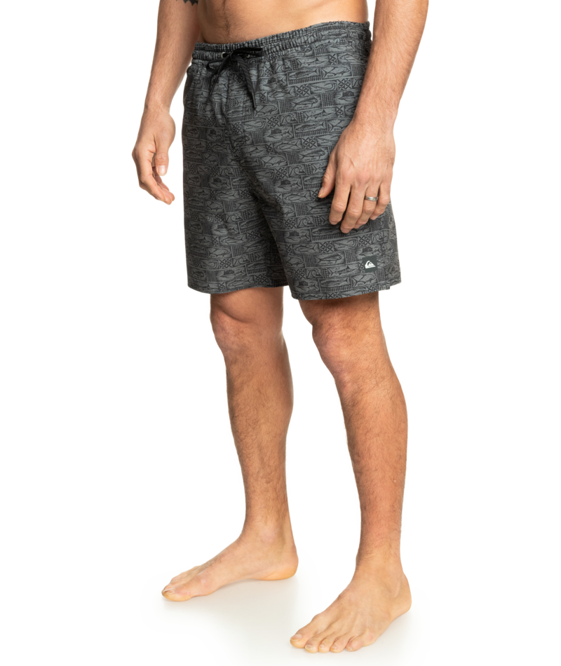 Quiksilver Hana Bay Volley 17 in BLACK