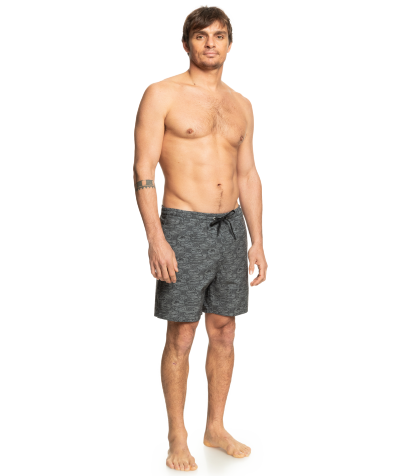 Quiksilver Hana Bay Volley 17 in BLACK
