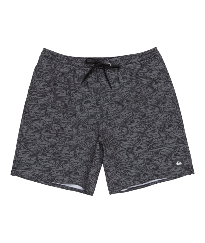 Quiksilver Hana Bay Volley 17 in BLACK