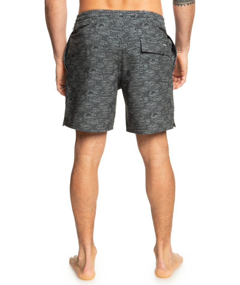 Quiksilver Hana Bay Volley 17 in BLACK