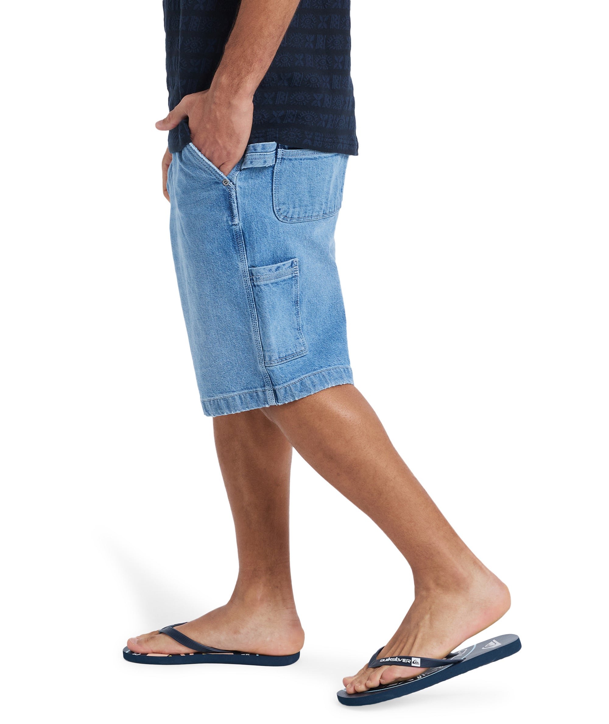 Quiksilver Carpenter Denim Short in 2001 STONE WASH