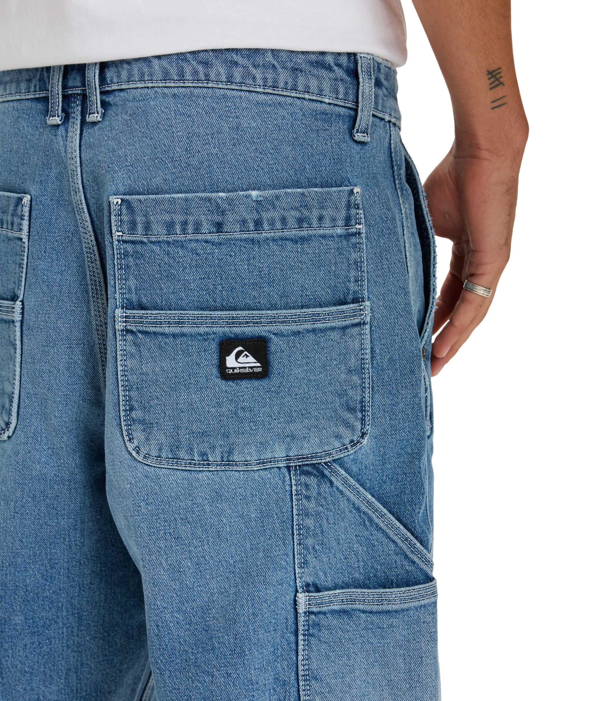 Quiksilver Carpenter Denim Short in 2001 STONE WASH