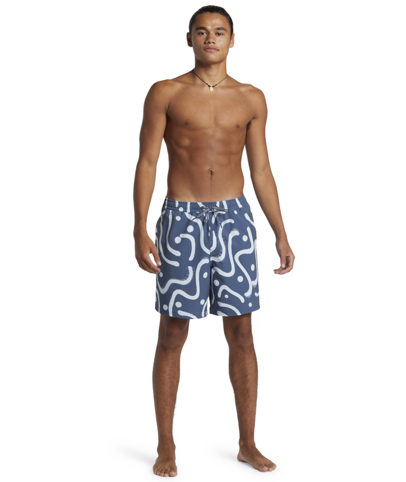 Quiksilver Surfsilk Mix Volley 17nb in VINTAGE INDIGO