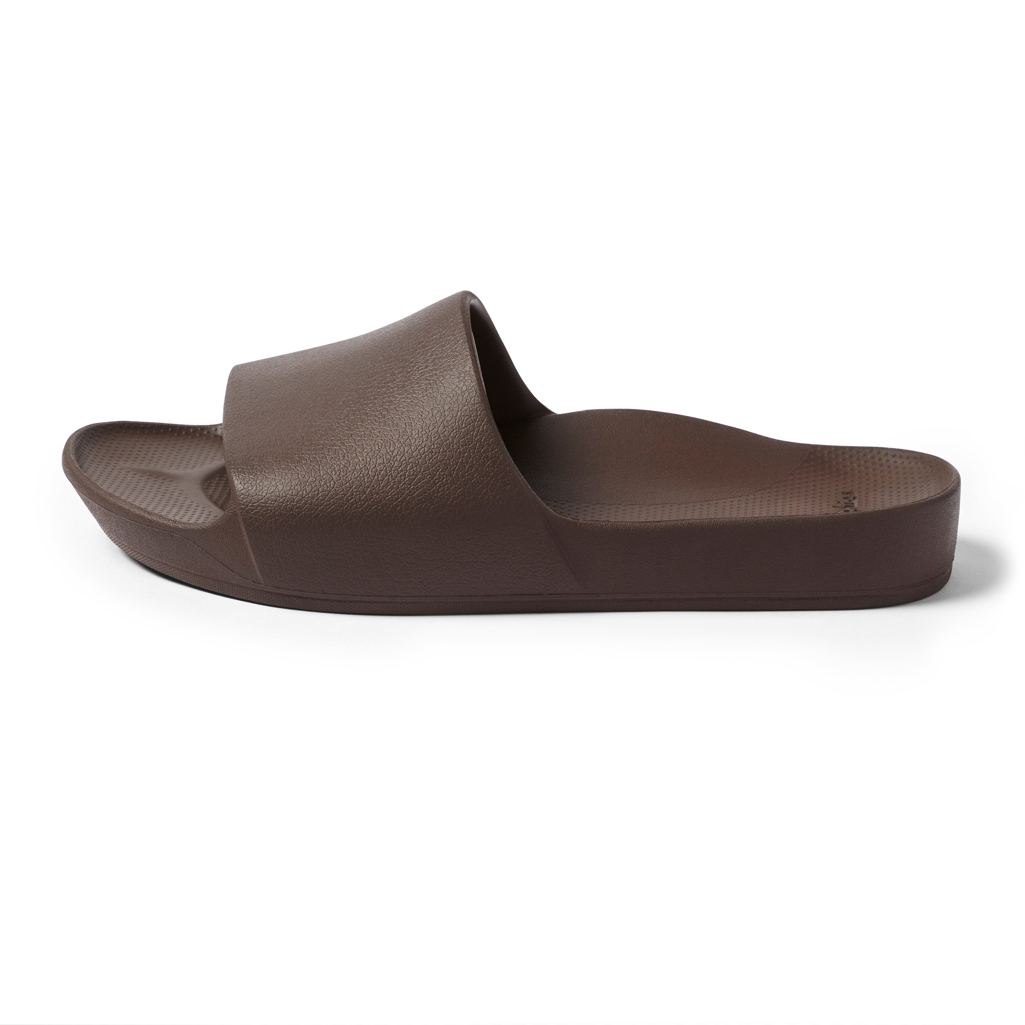 Archies Footwear Arch Support Slides - Classic - Brown in Single