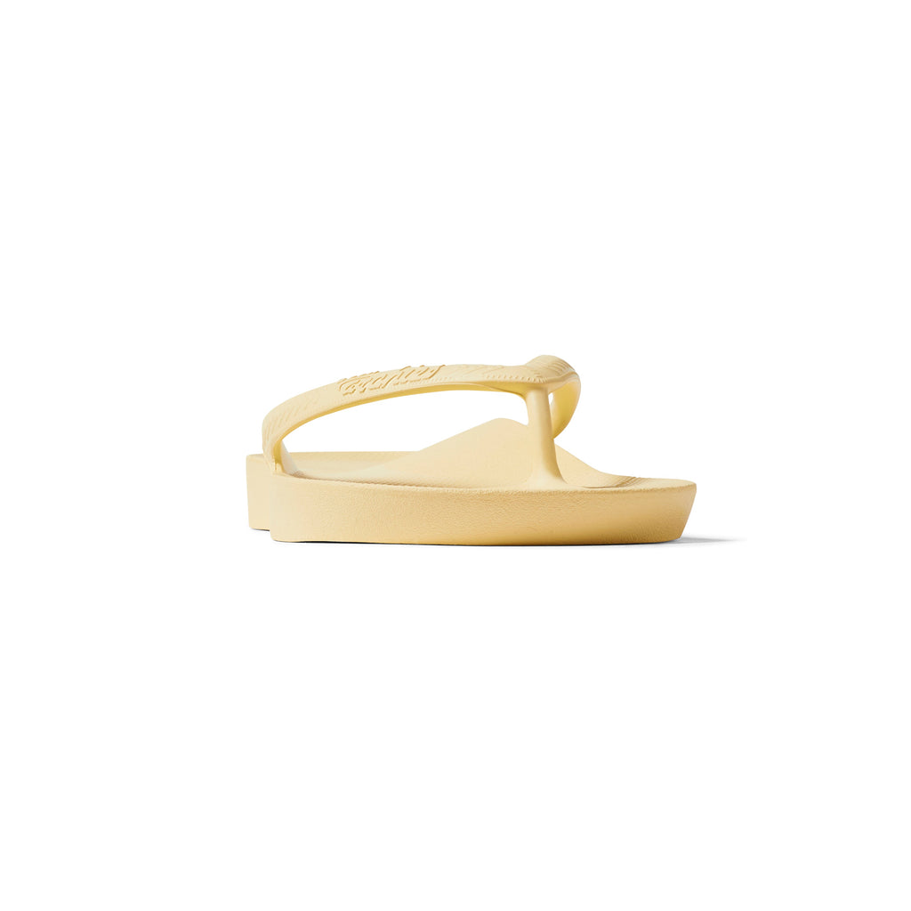 Archies Footwear Arch Support Thongs - Classic - Lemon in Single