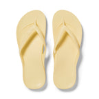 Archies Footwear Arch Support Thongs - Classic - Lemon in Single