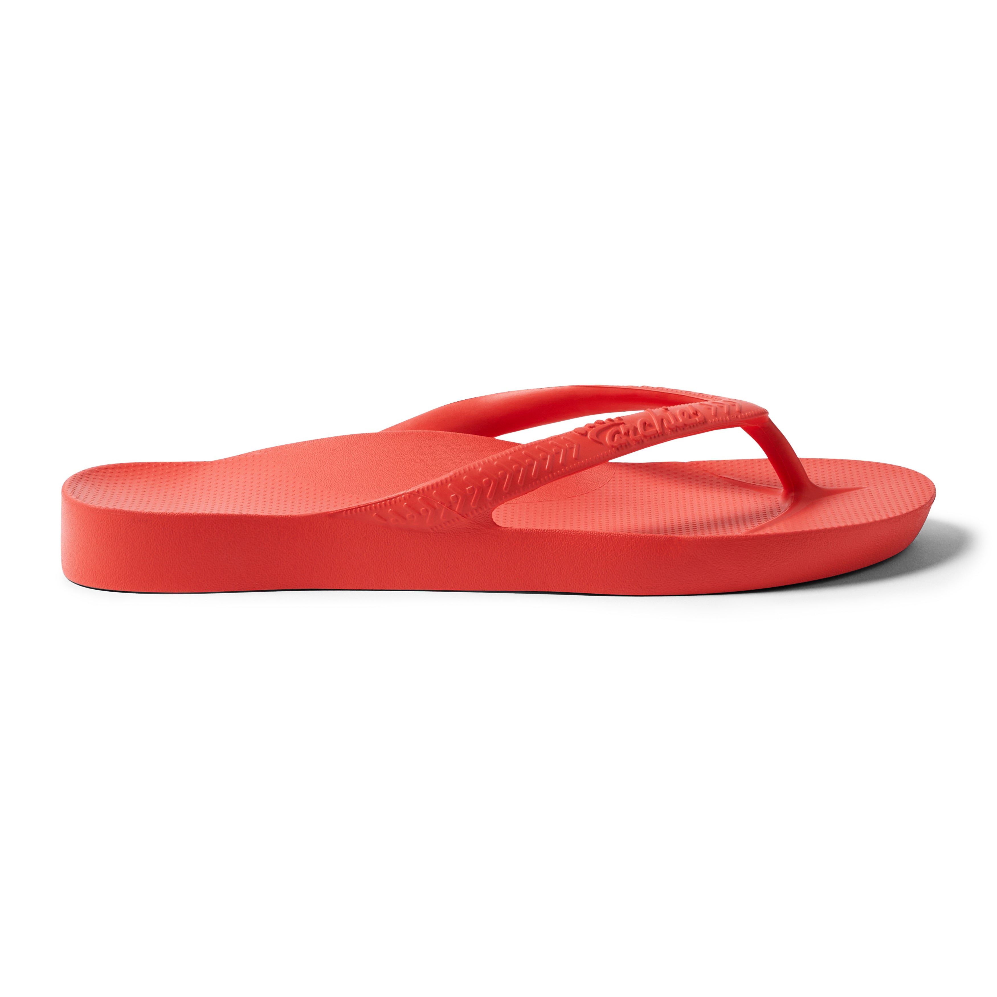 Archies Footwear Arch Support Thongs - Classic - Coral in Single