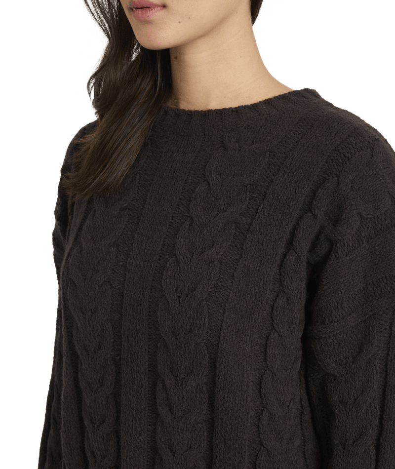 Volcom Cable Cove Swea in Vintage Black