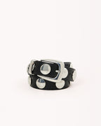 Billini Bailey Belt in BLACK-SILVER