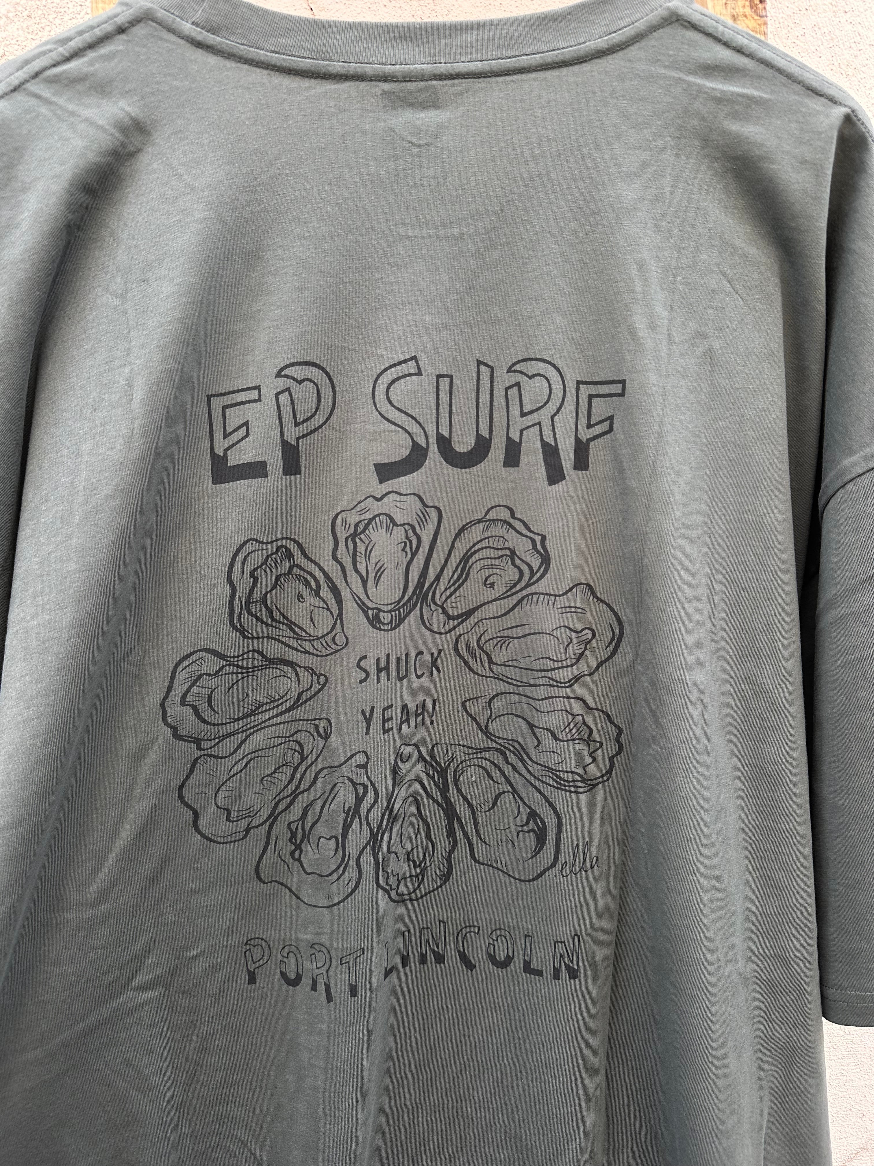 EP SURF Mens Shuck Yeah Tee - Black/White