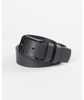 Rip Curl Cut Down Leather Belt in BLACK