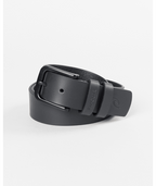 Rip Curl Cut Down Leather Belt in BLACK