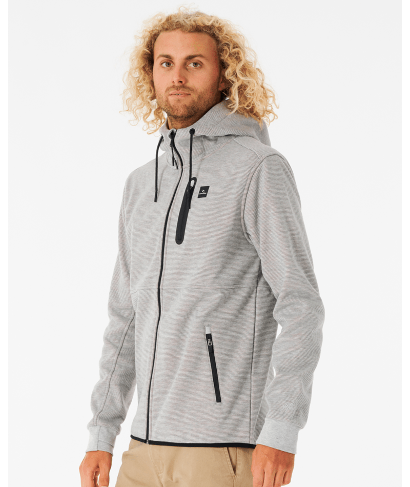 Rip Curl Anti Series Departed Zip Thru in GREY