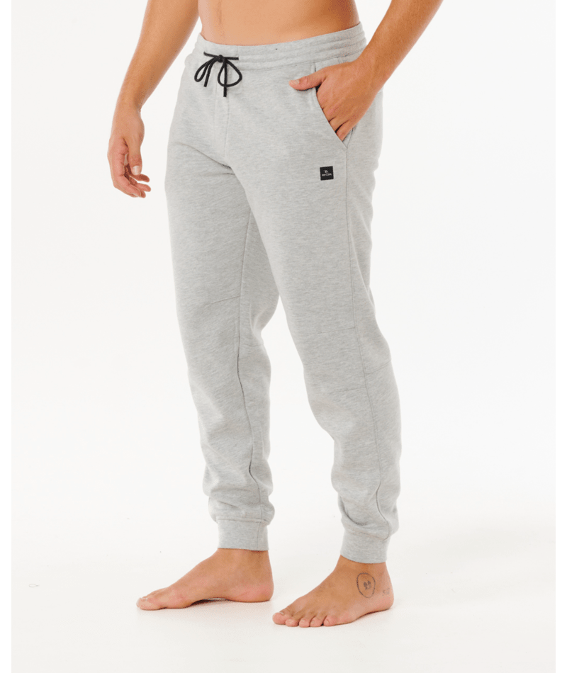 Rip Curl Anti Series Departed Trackpant in LIGHT GREY MARLE
