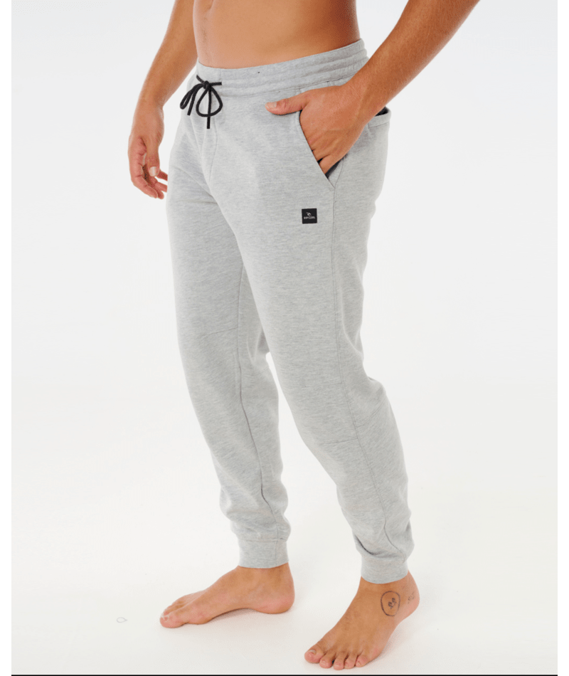 Rip Curl Anti Series Departed Trackpant in LIGHT GREY MARLE
