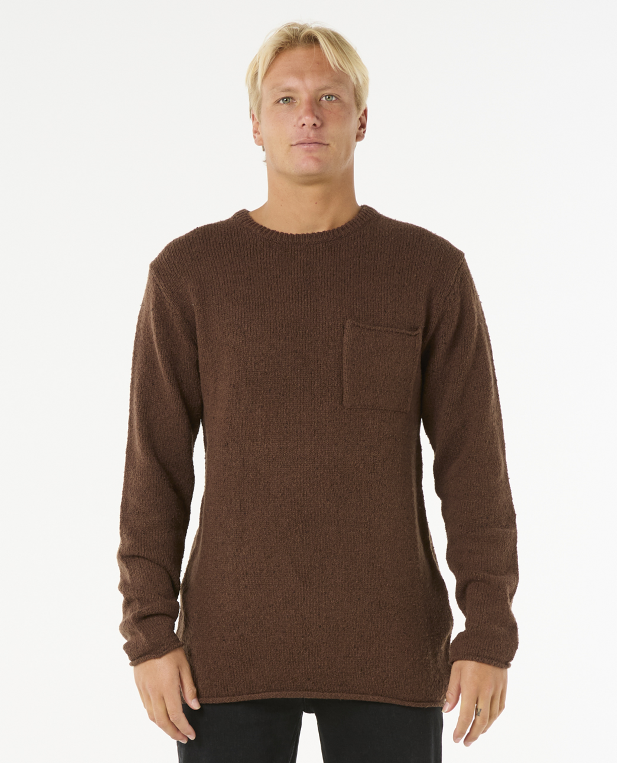 Rip Curl Neps Crew in CHOCOLATE