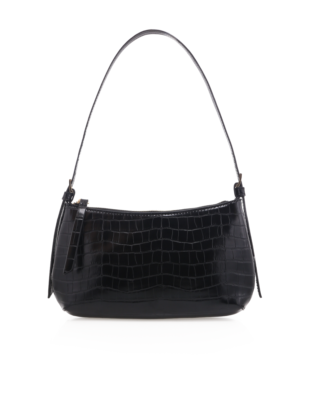Billini Elizabeth Shoulder Bag in BLACK CROC