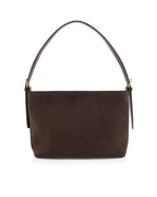 Billini Emerson Handle Bag in DARK CACAO SUEDE