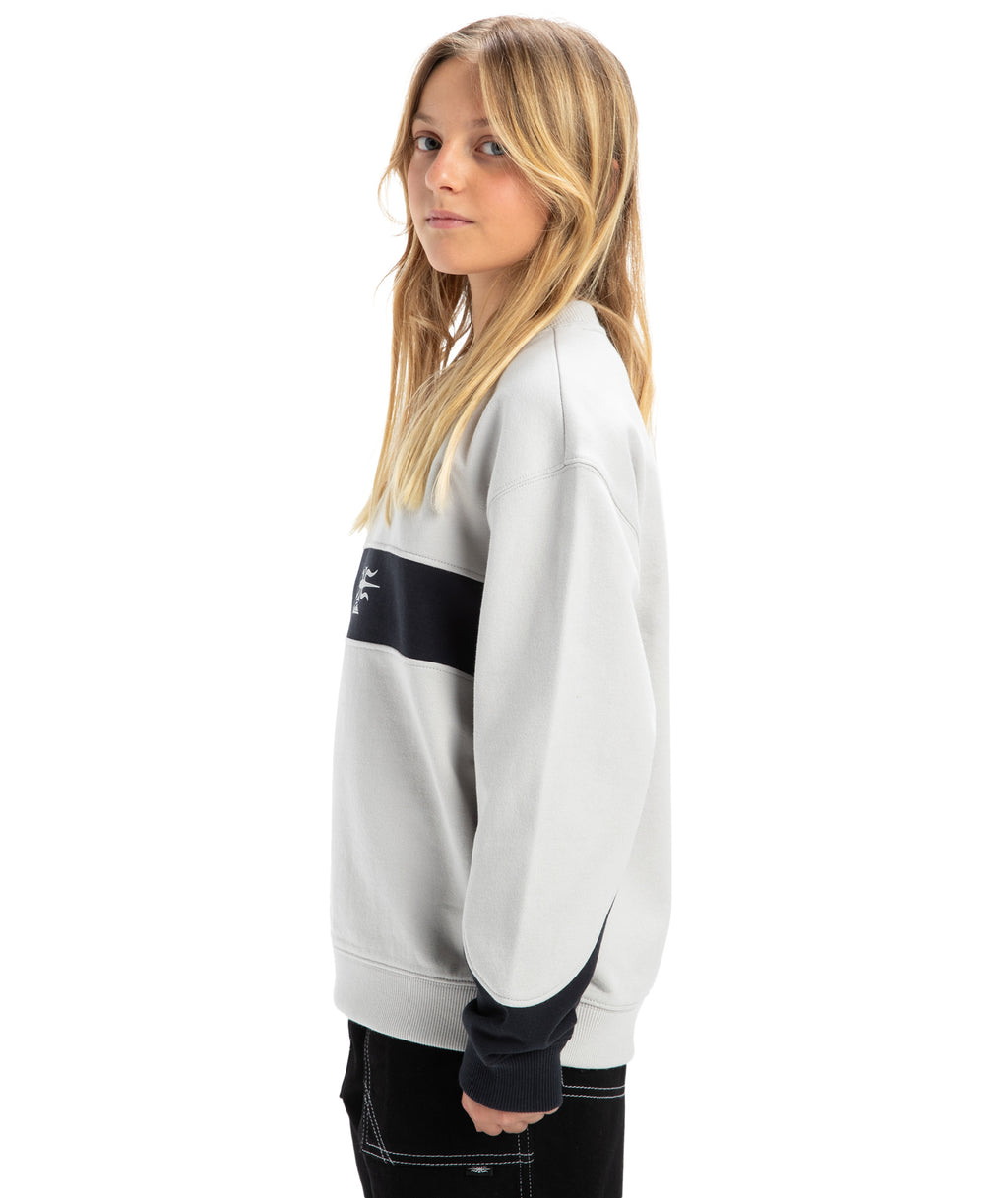 Quiksilver Mercury Devil Crew Youth in LUNAR ROCK