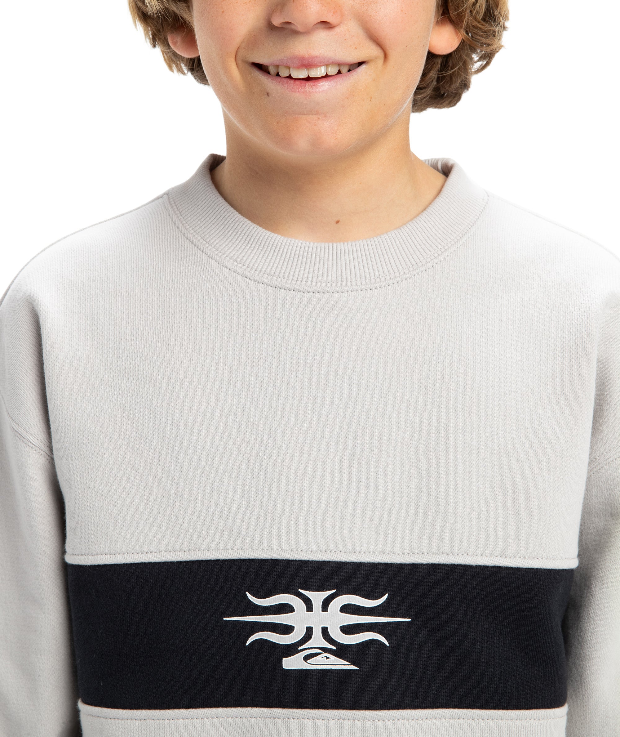 Quiksilver Mercury Devil Crew Youth in LUNAR ROCK