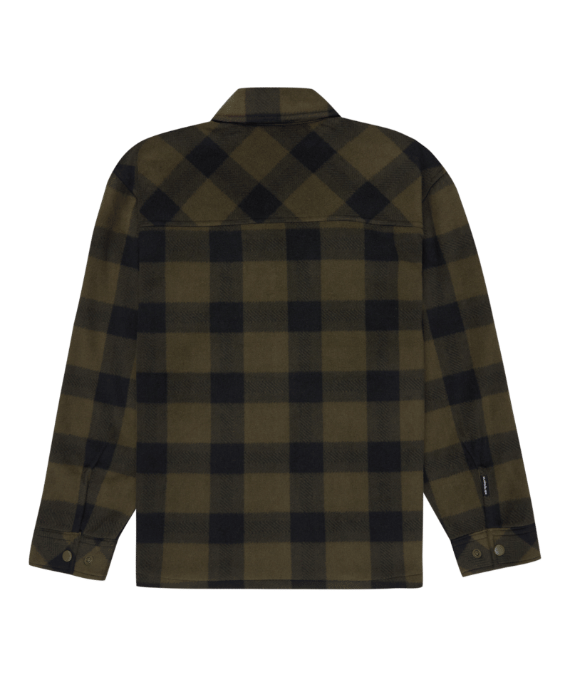 Quiksilver Bering Strait Check Shirt Yth in BERING STRAIT GRAPE LEAF