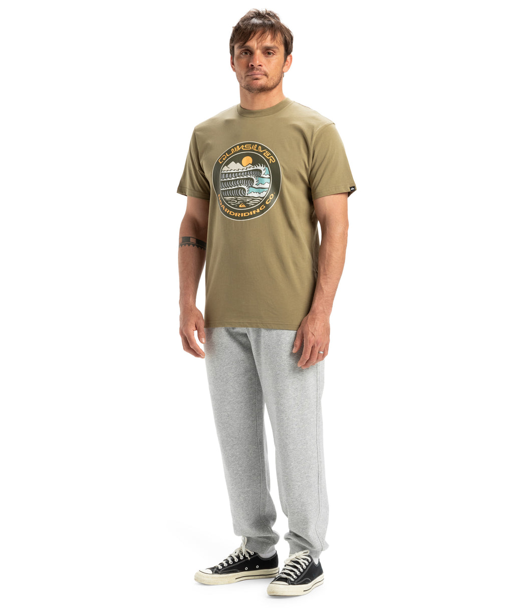 Quiksilver Salt Water Jogger in LIGHT GREY HEATHER