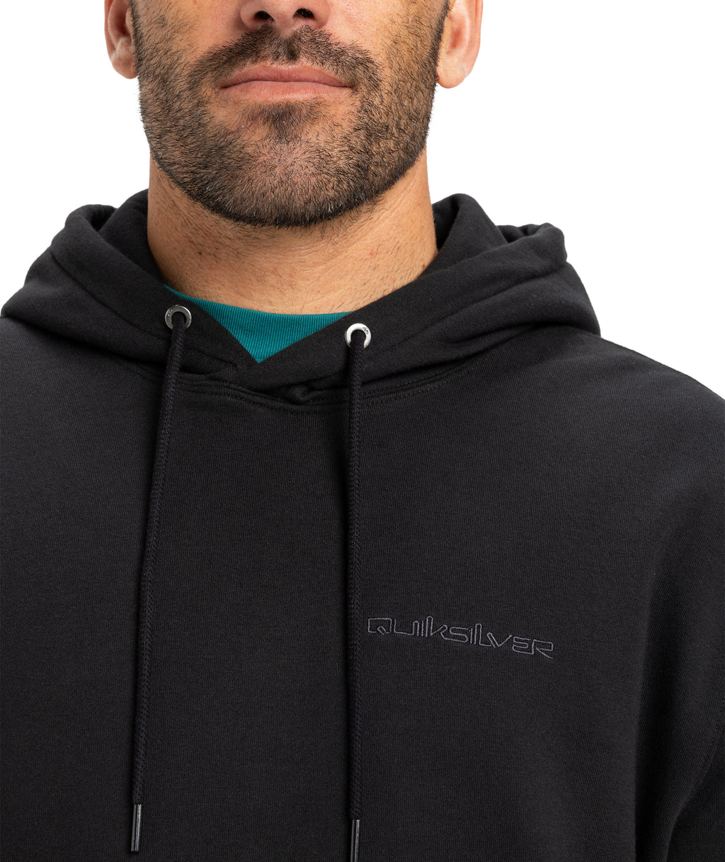 Quiksilver Salt Water Hoodie in BLACK