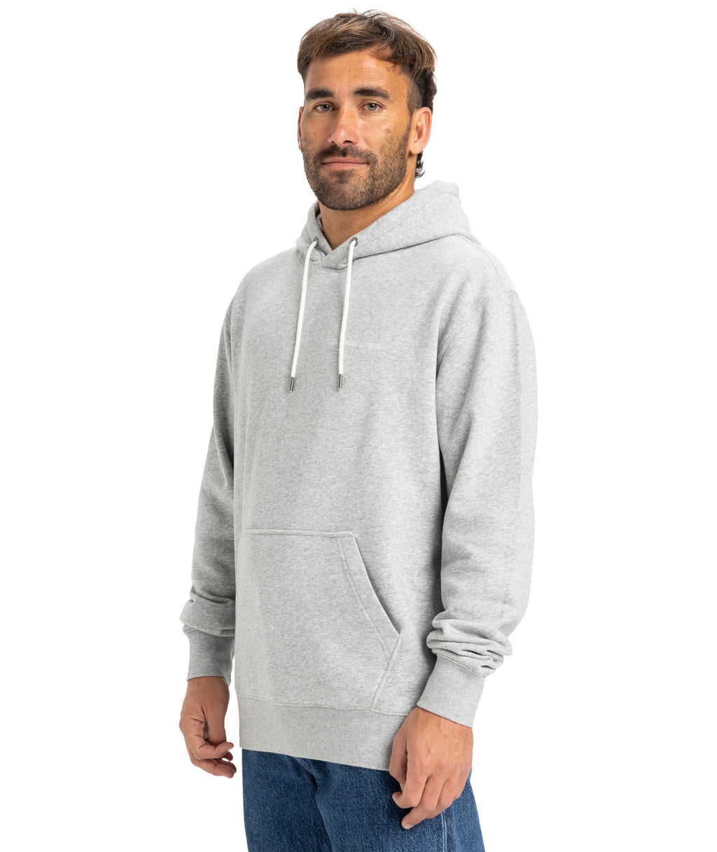 Quiksilver Salt Water Hoodie in LIGHT GREY HEATHER